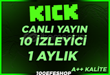 ⭐ KİCK 1 AY OTO 10 CANLI YAYIN İZLEYİCİ ⭐