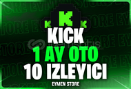 ⭐Kick 1 Ay Oto 10 Canlı Yayın İzleyici