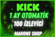 ✨⭐KİCK 1 AY OTO 100 İZLEYİCİ (SORUNSUZ)✨⭐
