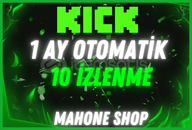 ✨⭐KİCK 1 AY OTO 10 İZLEYİCİ(SORUNSUZ)✨⭐