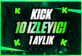✅ Kick 1 aylık 10 izleyici | Sorunsuz