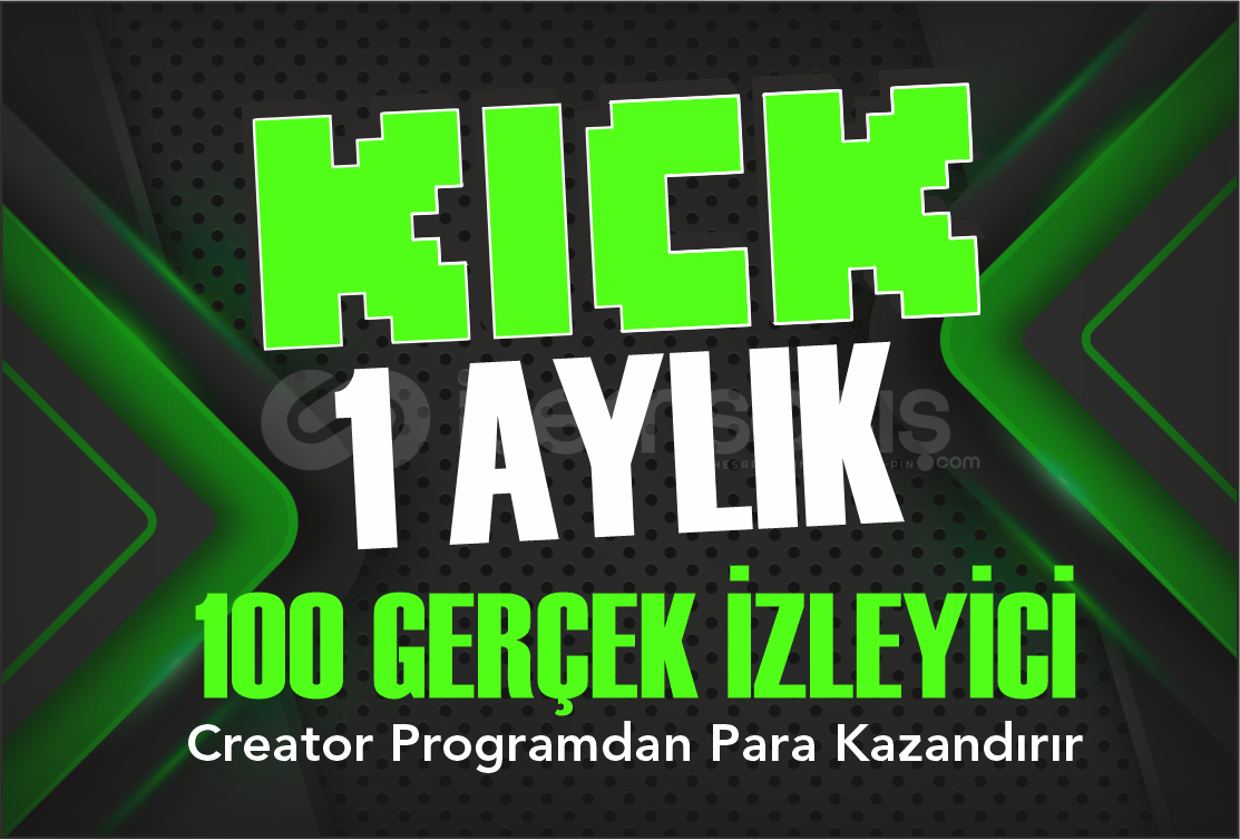 ⭐️KICK 1 AYLIK 100 GERÇEK İZLEYİCİ⭐️ ⭐️KICK 1 AYLIK 100 GERÇEK İZLEYİCİ⭐️