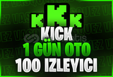 ⭐Kick 1 Gün Oto 100 Canlı Yayın İzleyici⭐