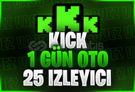⭐Kick 1 Gün Oto 25 Canlı Yayın İzleyici⭐
