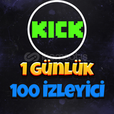 Kick 1 Günlük 100 İzleyici (Garantili)