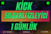 ⭐️KICK 1 GÜNLÜK 50 ADET GERÇEK İZLEYİCİ⭐️
