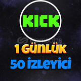 Kick 1 Günlük 50 İzleyici (Garantili)