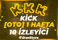 ⚡[SIKINTISIZ] KİCK 1 HAFTA 10 İZLEYİCİ⚡[OTO]