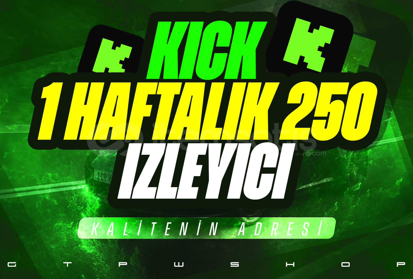 ⭐️KICK 1 HAFTA 250 GERÇEK İZLEYİCİ GARANTİLİ⭐️ ⭐️KICK 1 HAFTA 250 GERÇEK İZLEYİCİ GARANTİLİ⭐️