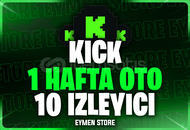 ⭐Kick 1 Hafta Oto 10 Canlı Yayın İzleyici