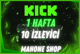 ✨⭐KİCK 1 HAFTA OTO 10 İZLEYİCİ (SORUNSUZ)✨⭐