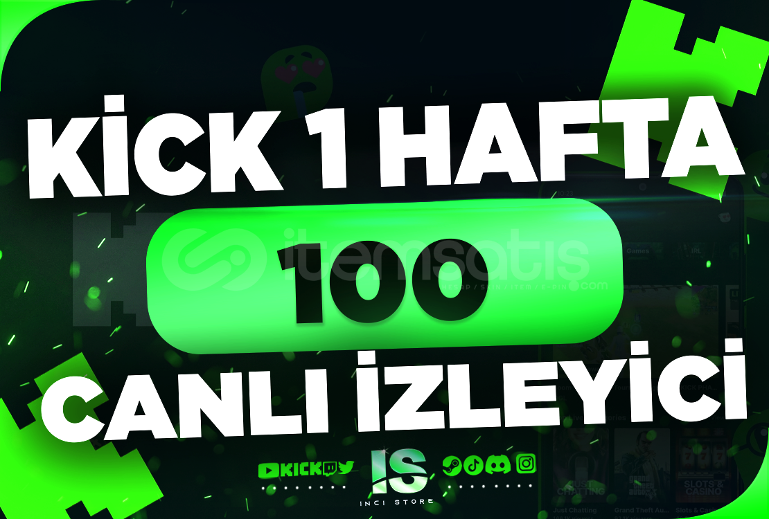 ⭐Kick 1 Hafta Oto 100 Canlı İzleyici - GELİŞİM ⭐ ⭐Kick 1 Hafta Oto 100 Canlı İzleyici - GELİŞİM ⭐