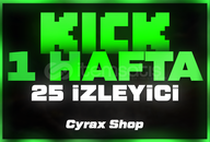 ⭐️KICK 1 HAFTALIK 25 GERÇEK İZLEYİCİ (OTO)⭐️ ⭐️KICK 1 HAFTALIK 25 GERÇEK İZLEYİCİ (OTO)⭐️