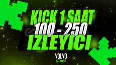 ✨Kick | 1 Saat 100 - 250 İzleyici ✨