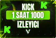 ✨Kick | 1 Saat 1000 İzleyici ✨