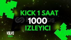 ✨Kick | 1 Saat 1000 İzleyici ✨