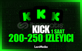 KİCK 1 SAAT 200-250 İZLEYİCİ |HIZLI