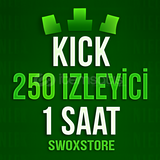 ⭐️KICK 1 SAAT 250 GERÇEK İZLEYİCİ GARANTİLİ⭐️