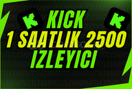 ⭐️KICK 1 SAAT 2500 GERÇEK İZLEYİCİ GARANTİLİ⭐️