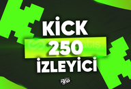 ⭐ KİCK 1 SAATLİK 250 İZLEYİCİ GARANTİ