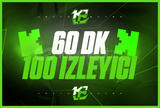 ⭐️KİCK 100 İZLEYİCİ 60DK [KALİTELİ]⭐️