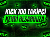⭐KICK 100 TAKIPCI⭐