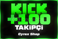 ⭐ Kick 100 Takipçi ⭐