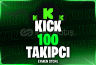 ⭐Kick 100 Takipçi