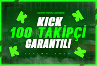 ⭐KİCK 100 TAKİPÇİ + GARANTİ⭐