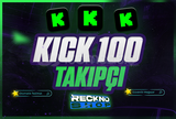 ⭐Kick 100 Takipçi ⭐Garantili⭐