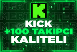 ⭐️KİCK 100 TAKİPÇİ | GARANTİLİ⭐️