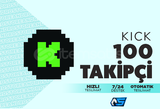 ⭐️KİCK 100 TAKİPÇİ | GARANTİLİ⭐️