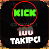 Kick 100 Takipçi (Hızlı Büyüme Garantili)