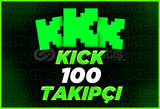 ⭐Kick | 100 Takipçi ⭐ KALICI ⭐