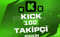 Kıck 100 Takipçi-Ömür Boyu Garanti
