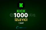 ⭐KICK 1000 ADET İZLEYİCİ(1 SAAT ⏲️)