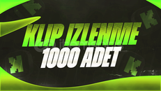 Kick 1000 Adet Klip İzlenme - %GARANTİ