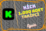 Kick - 1.000 Adet Profil Takipçisi⭐