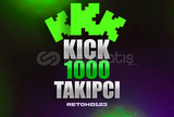 KİCK 1000 ADET TAKİPÇİ | GARANTİLİ