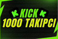 ⭐️KICK 1000 GERÇEK TAKİPÇİ [GARANTİLİ]⭐️