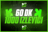 ⭐️KİCK 1000 İZLEYİCİ 60DK [KALİTELİ]⭐️