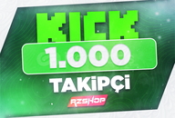 ⭐ Kick 1.000 Takipçi [GARANTİLİ] ⭐