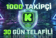 Kick 1000 Takipçi | 30 GÜN GARANTİLİ & TELAFİLİ