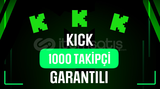 ⭐️Kick 1000 Takipçi ♻️30Gün Garantili⭐️