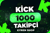 Kick 1000 Takipçi (En Uygunu)