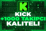 ⭐️KİCK 1000 TAKİPÇİ | GARANTİLİ⭐️