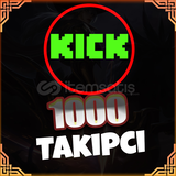 Kick 1000 Takipçi (Hızlı Büyüme Garantili)