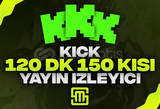 ✨Kick 120 Dk 150 Kişi Yayın İzleyici!