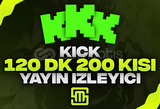 ✨Kick 120 Dk 200 Kişi Yayın İzleyici!