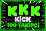 ⭐[SORUNSUZ] KİCK 100 TAKİPÇİ⭐